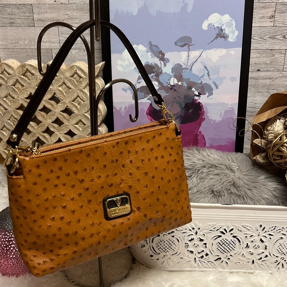 EUC VALENTINA leather bag made in Italy - Picture 1 of 10